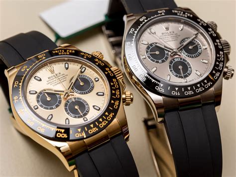 rolex daytona cosmograph with rubber strap